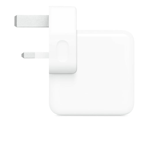 Apple 30W USB-C adapter and Lightning cable bundle contents