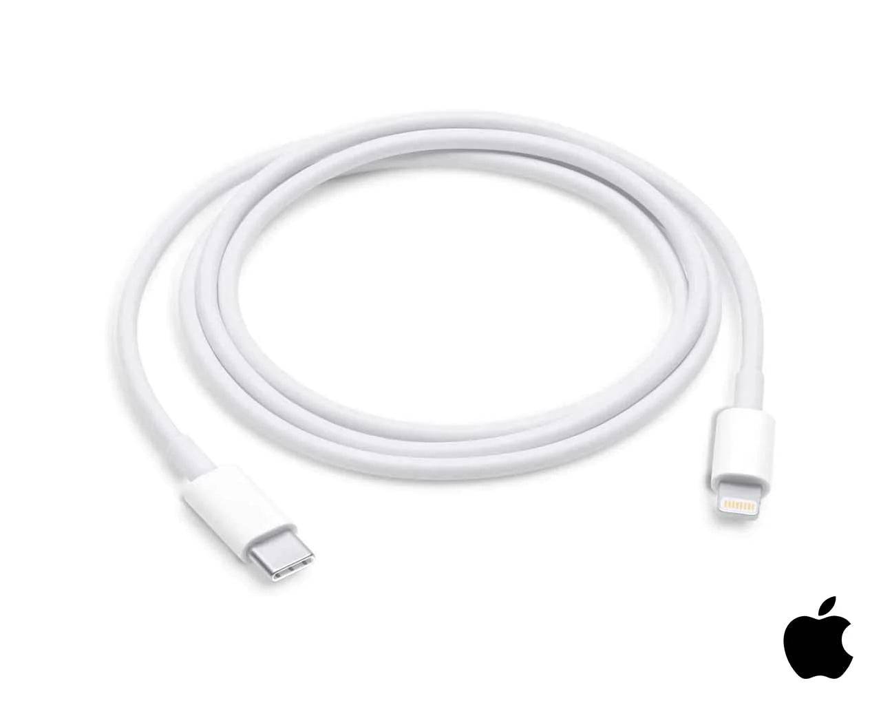 Apple 30W USB-C adapter and Lightning cable bundle packaging