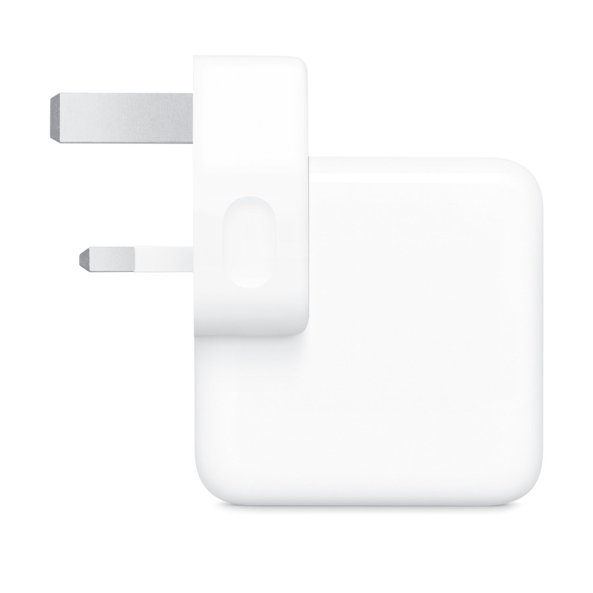 Apple 35W Dual USB-C Port Power Adapter side view