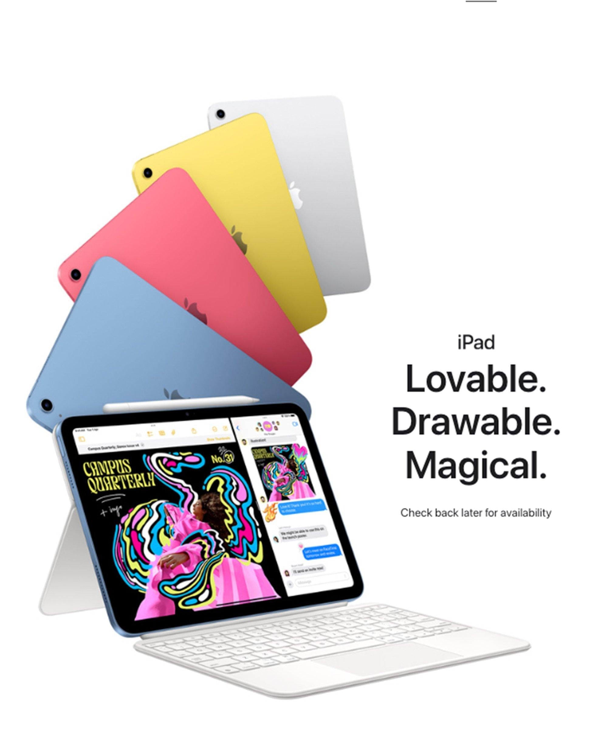 Apple iPad 11th Gen A16 (2025) 11-inch WiFi Silver side view