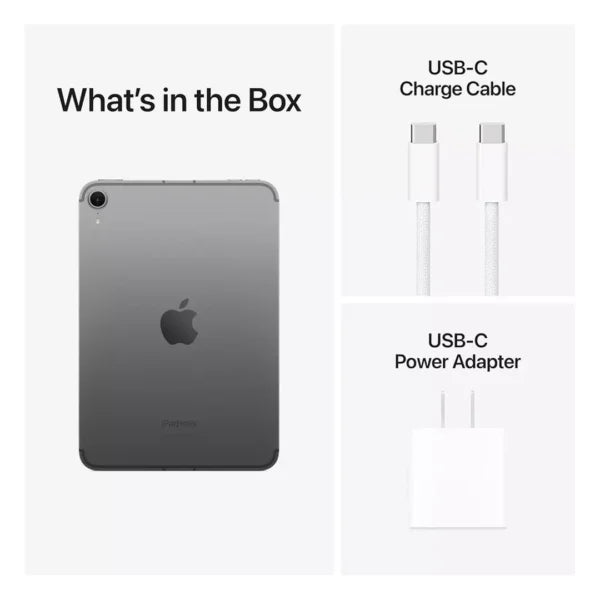 Apple iPad Mini A17 Pro 2024 8.3-inch 128GB WiFi Space Grey angled view