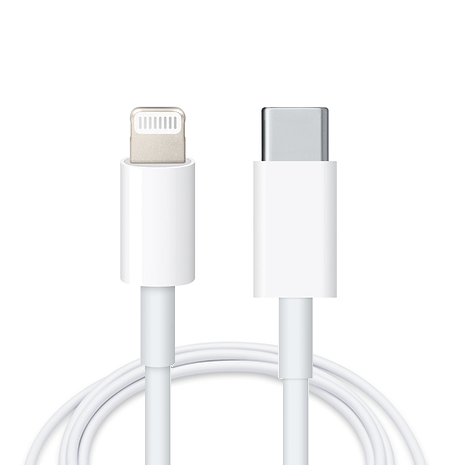 Apple Lightning to USB-C cable 1 meter connectors