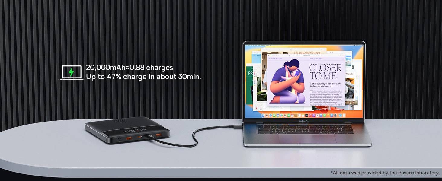 Baseus Blade power bank packaging and accessories