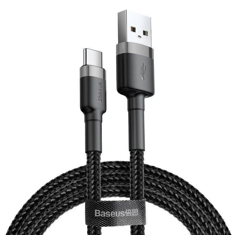 Baseus Cafule Cable USB to Type-C 2A 2M Gray Black Kuwait
