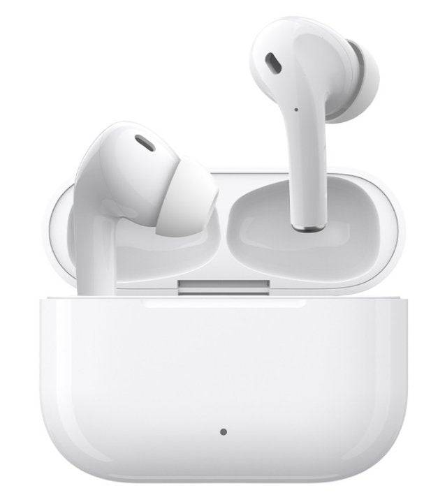 Baseus Encok W3 true wireless earphones front view white charging case