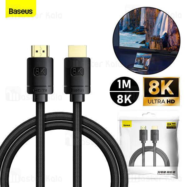 Baseus 8K HDMI cable nylon braided design detail