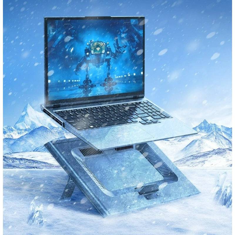Baseus laptop stand cooling fan close up