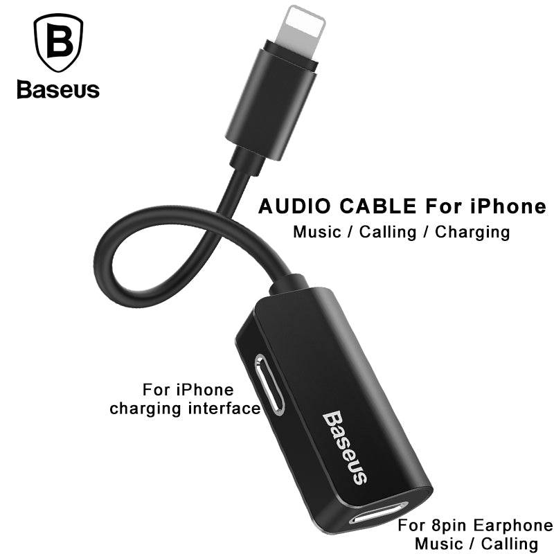 Baseus L37 Lightning splitter ultra-thin design close up