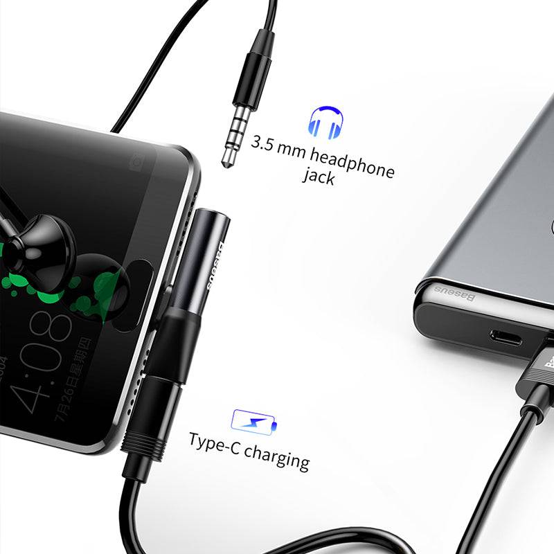 Baseus L41 USB-C audio converter product close up Kuwait