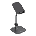 Baseus Literary Youth telescopic aluminum desktop phone stand black front view Kuwait