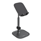 Baseus Literary Youth telescopic aluminum desktop phone stand black front view Kuwait