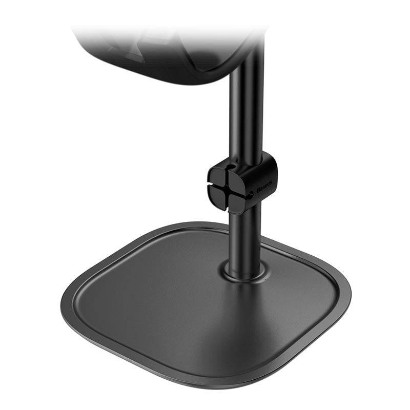 Baseus aluminum desktop stand holding tablet portrait mode