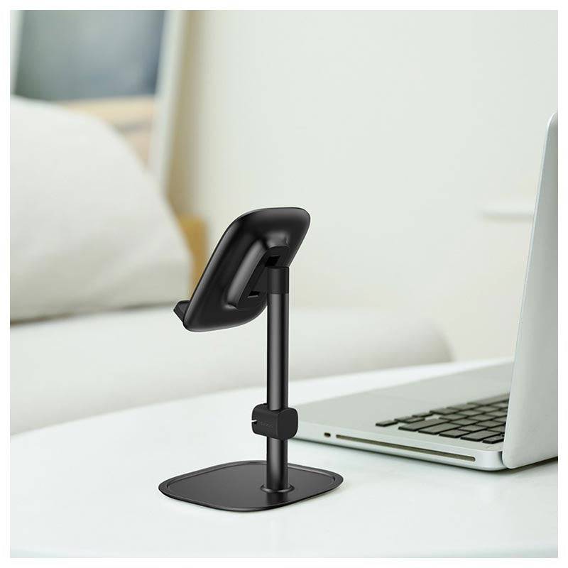 Baseus telescopic stand height adjustment mechanism close up