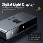 Baseus Matrix 4K HDMI switcher 1x2 configuration diagram