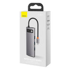 Baseus Metal Gleam 8-in-1 hub PD charging port