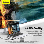 Baseus Metal Gleam 8-in-1 hub packaging Kuwait