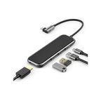 Baseus multi-functional hub ports detail 3x USB 3.0 and HDMI
