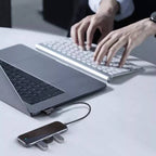 Baseus multi-functional hub aluminum body deep grey