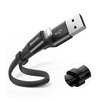Baseus Nimble Lightning cable black connector detail close up