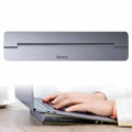 Baseus Papery notebook holder dark gray front view for MacBook and iPad