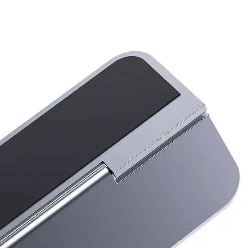 Baseus Papery stand holding MacBook at eye level on desk