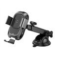 Baseus smart wireless car charger suction cup mount on windshield