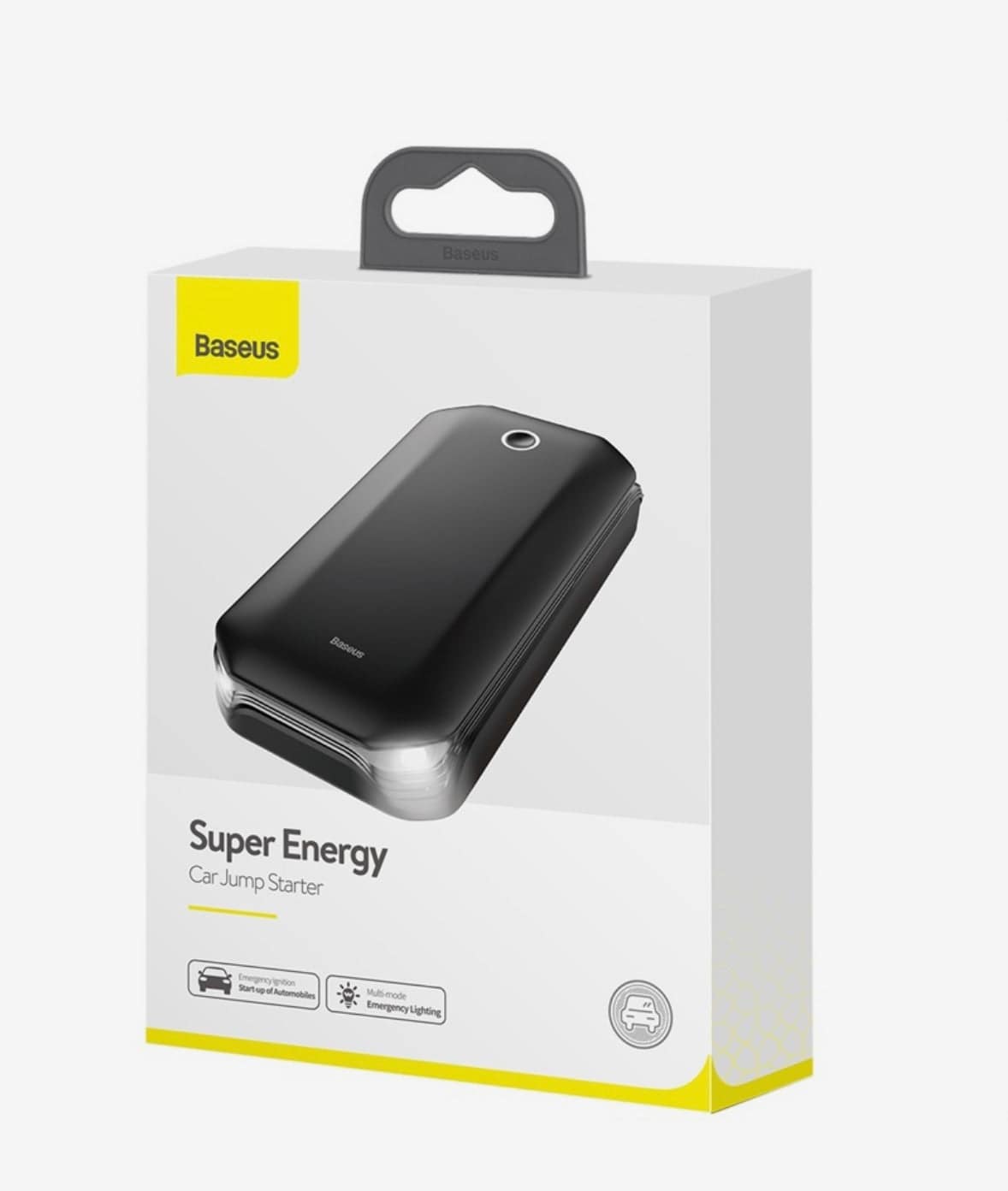Baseus Super Energy jump starter packaging and contents