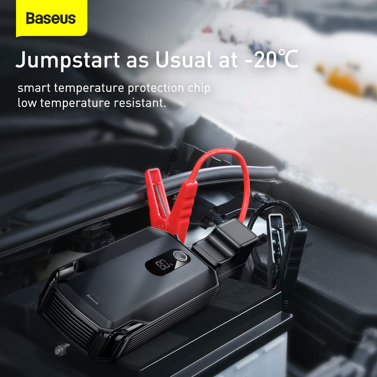 Baseus Super Energy Max jump starter LED flashlight mode