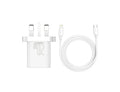 Baseus Super Si Quick Charger 20W UK with Type-C to Lightning Cable 1M White