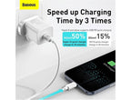 Baseus Super Si charger with USB-C to Lightning cable included
