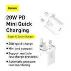 Baseus Super Si 20W charger fast charging animation