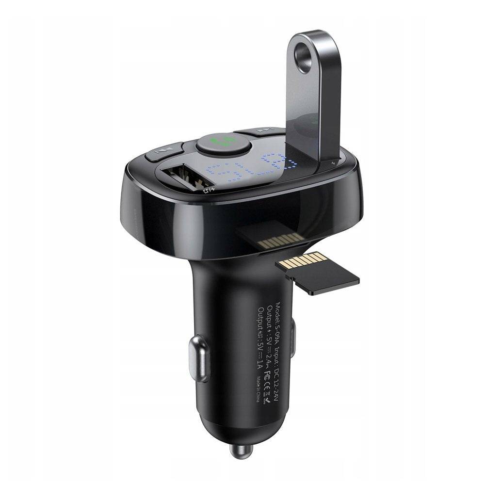 Baseus wireless car Bluetooth FM transmitter front view