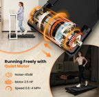 Black Bull Walking Pad Treadmill display panel