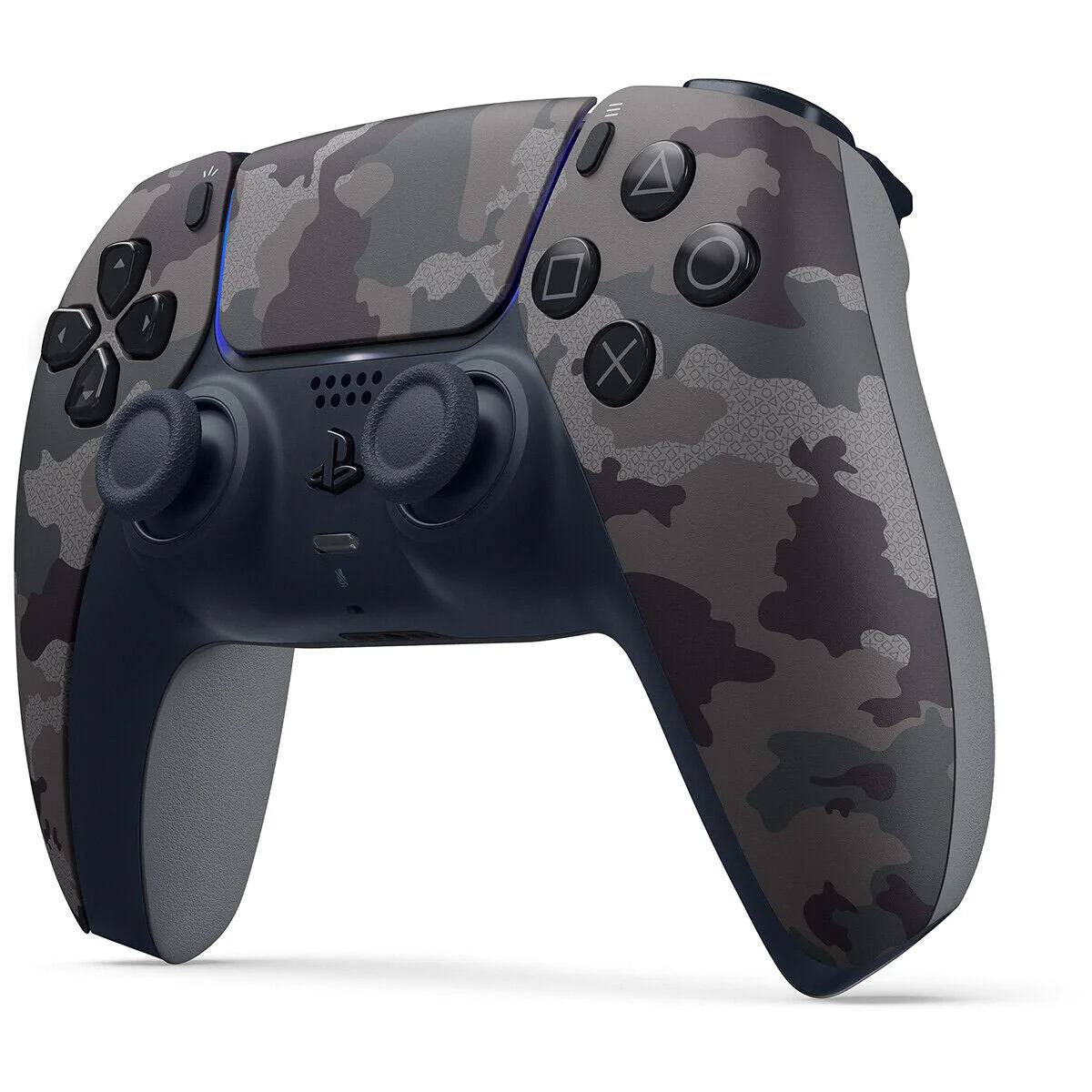 DualSense Grey Camo controller front