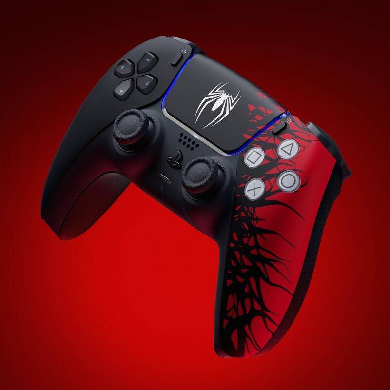 Spider-Man 2 DualSense controller front