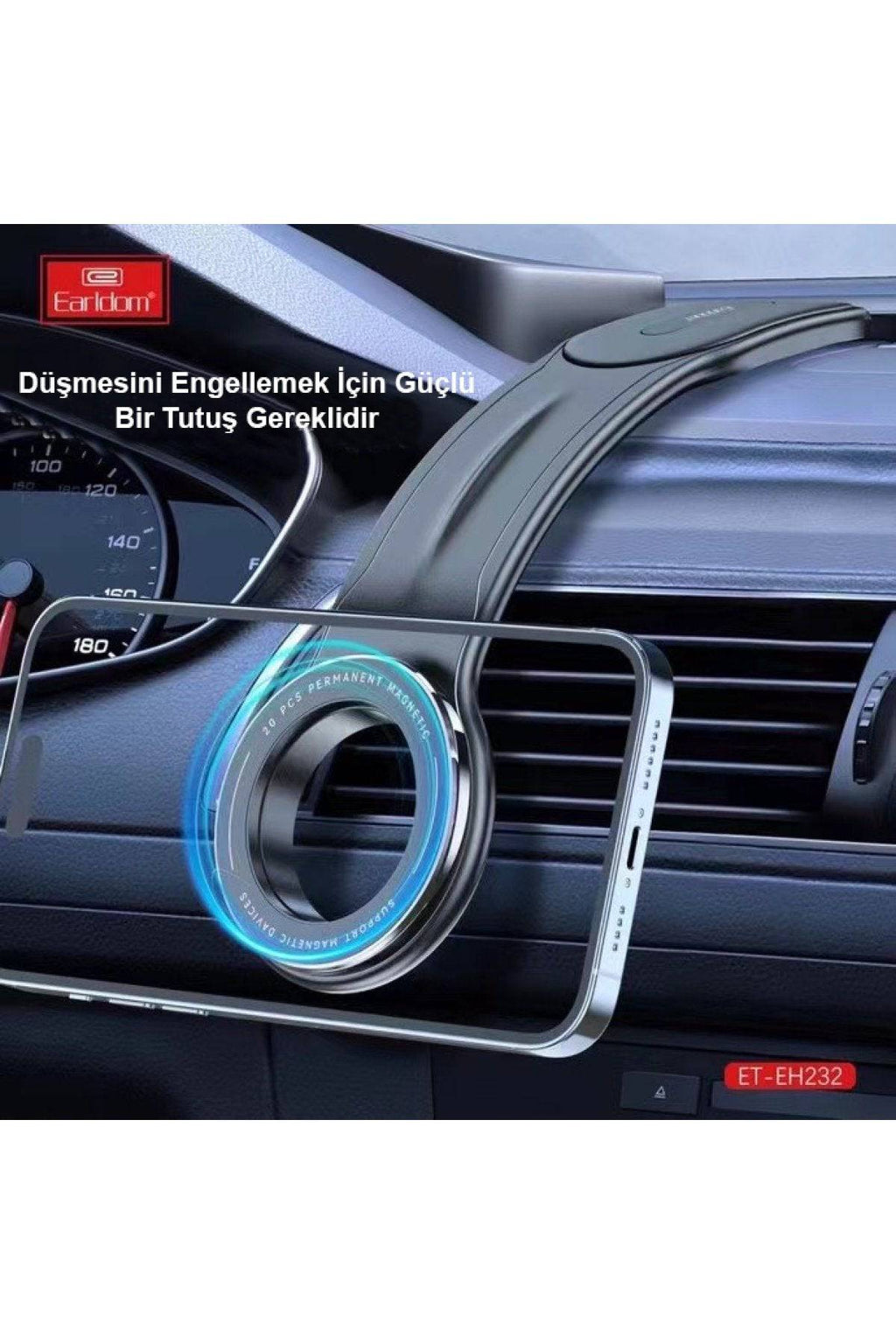Earldom EH232 car holder installed on dashboard