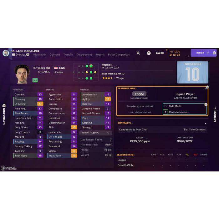 Football Manager 2024 PS5 cover