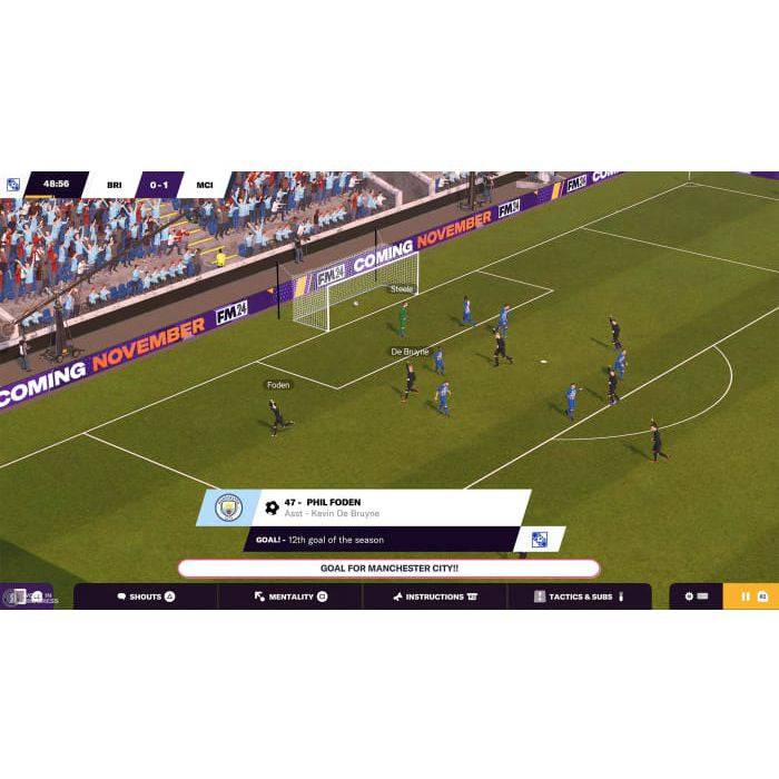 Football Manager 2024 PS5 squad
