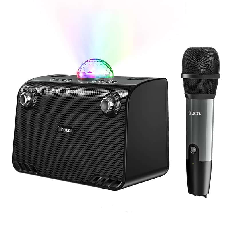 Hoco BS41 Plus karaoke speaker with two microphones