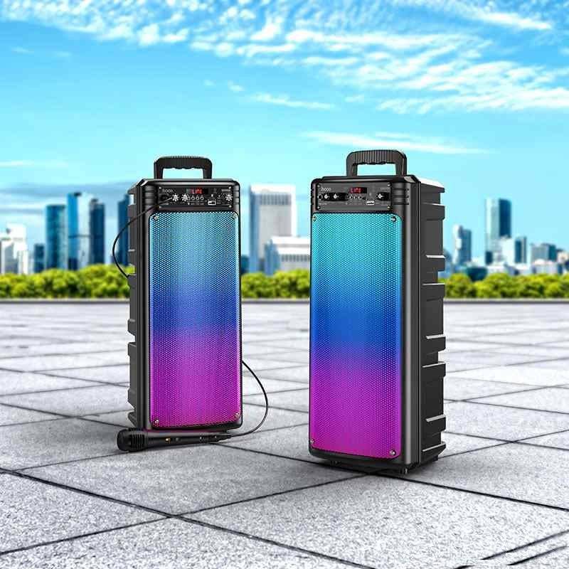 Hoco BS52 speaker LED lighting effect detail