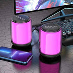 Hoco BS56 speaker USB and AUX input ports on rear