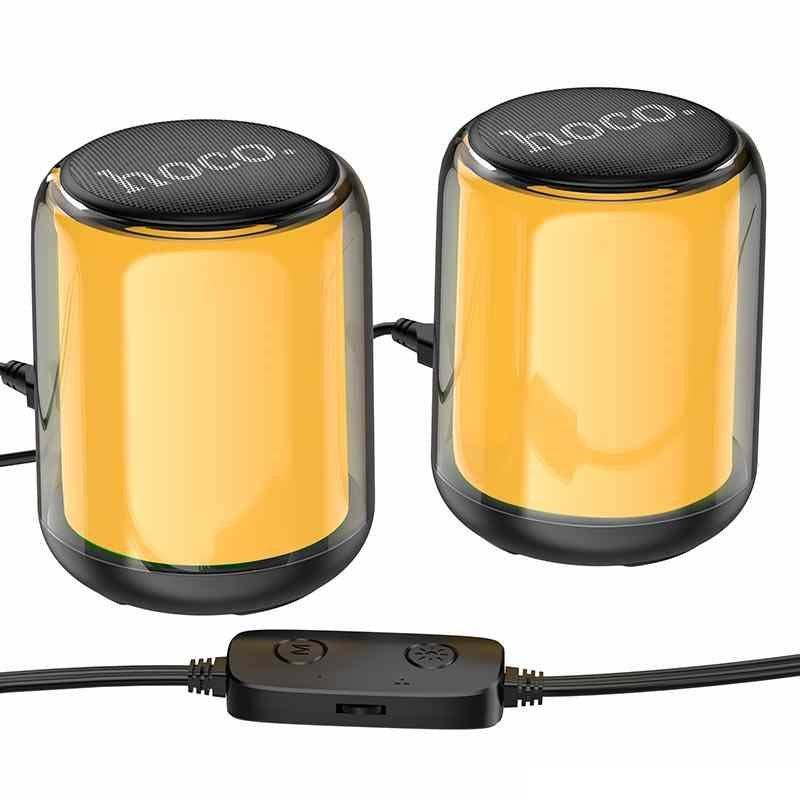 Hoco BS56 desktop speaker with colorful RGB lighting