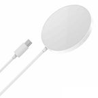 Hoco CW28 magnetic wireless charger 15W front view Kuwait