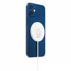 Hoco CW28 wireless charger charging phone landscape