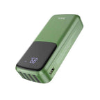 Hoco DB07A 20000mAh power bank with built-in cables front view Kuwait
