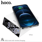 Hoco DCK1 wireless charging clock 10W front view Kuwait