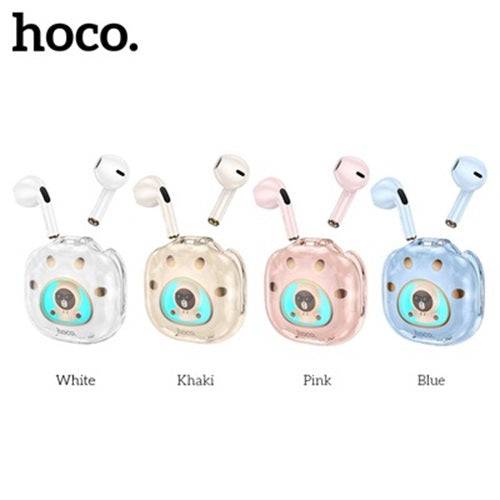 Hoco DES36 Cool Bear earbuds outside charging case