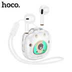 Hoco DES36 Cool Bear TWS Bluetooth headset with charging case front view Kuwait