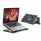 Hoco DH11 laptop desk stand with cooling fan front view Kuwait