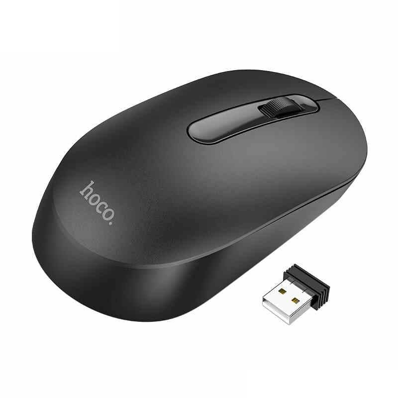 Hoco Di04 Plus Bluetooth and wireless dual mode silent mouse front view Kuwait